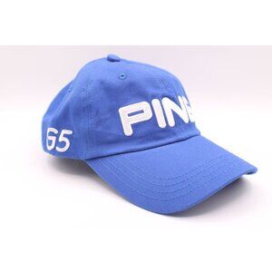 Ping G5 Blue Adjustable Golf Hat Cap Embroidered Logo Cotton Buckle Strap OSFM